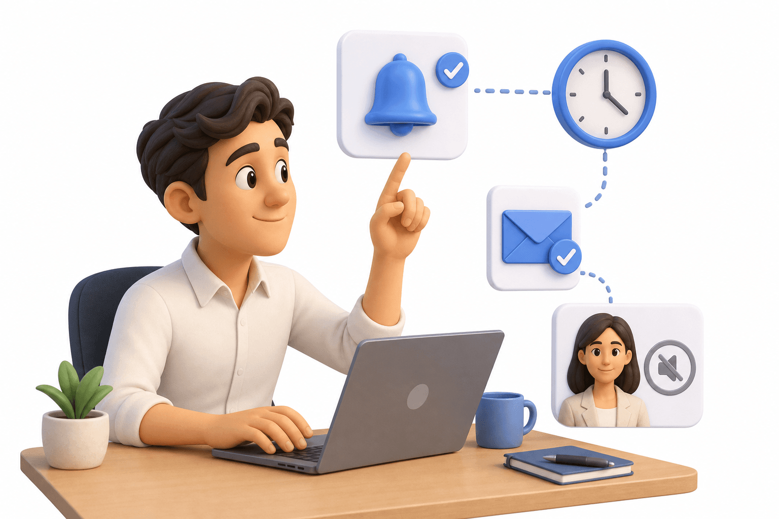 Automated follow-up reminders for silent recruiters