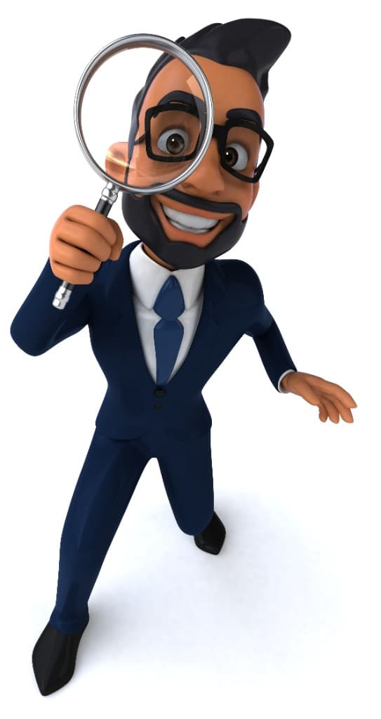 Professional searching for job application answers